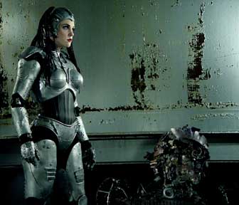 Katie Tomlinson as CHROME in Pendragon Pictures' motion picture "CHROME" directed by Timothy Hines